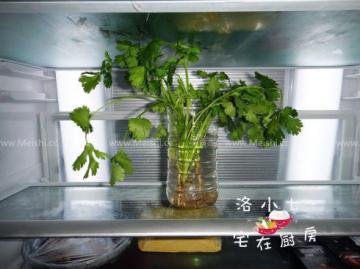 半瓶水 让香菜再葱郁半个月 