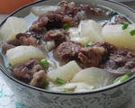 清汤萝卜牛腩面