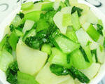 青菜炒土豆