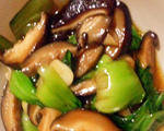 香菇炒油菜