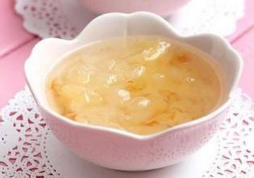 皂角米桃胶银耳羹功效