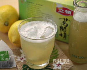 清凉蜂蜜柠檬绿茶