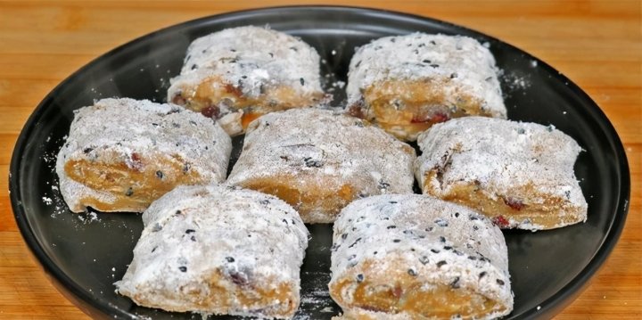 健康美味的【土豆红糖卷饼...