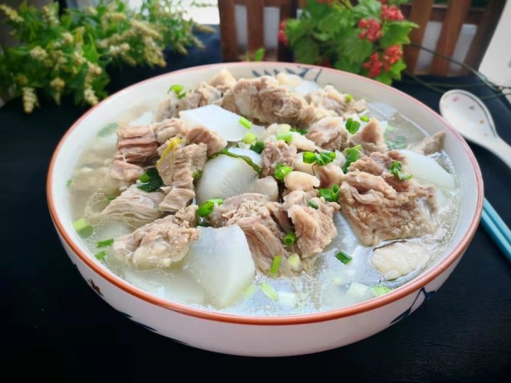 冬至来上一锅【萝卜炖羊排】肉嫩汤鲜，温补御寒12