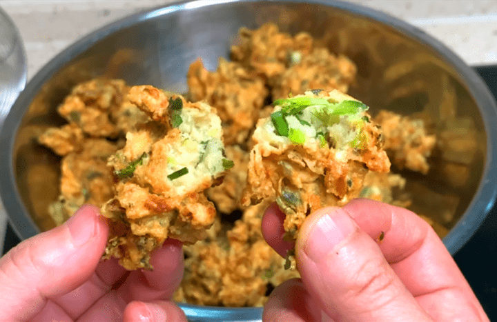 过年炸丸子加上【鸡蛋、小苏打】丸子更酥脆1