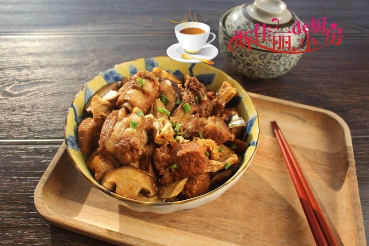冬补不如吃【香菇腐竹炖排骨】炖一锅滋补又解馋3