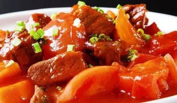开胃助消化，补血补钙吃西红柿炖牛腩1