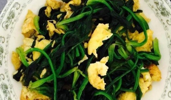 菠菜炒鸡蛋怎么做-菠菜炒鸡蛋的做法5
