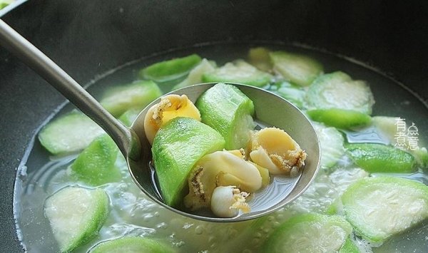 丝瓜可以解暑吗-丝瓜汤的做法9