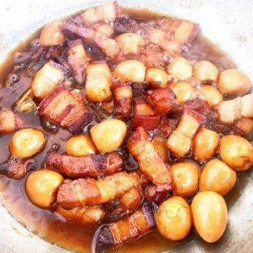 肉烧鹌鹑蛋怎么烧-五花肉烧鹌鹑蛋做法12