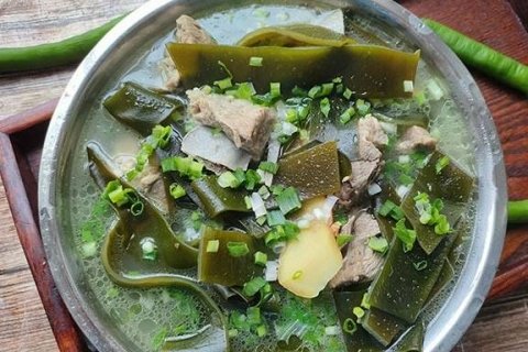 春天小孩喝排骨海带汤好吗...