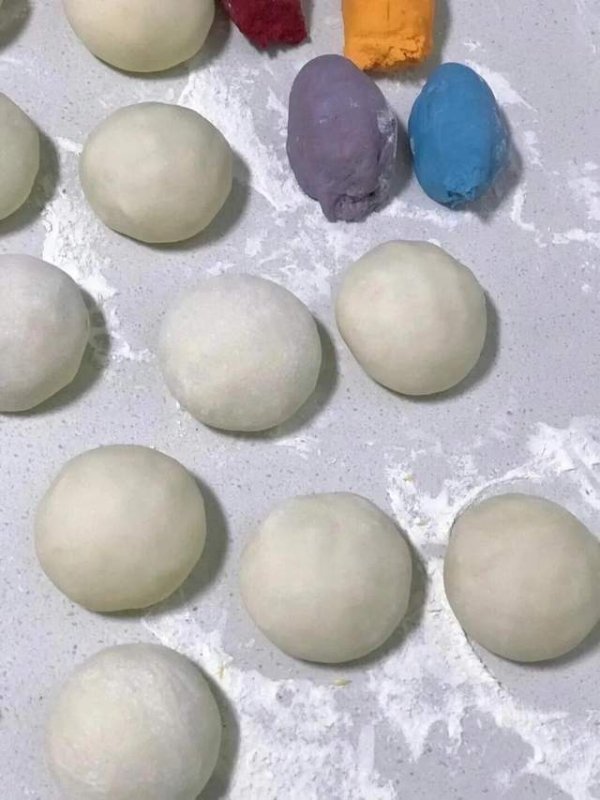 馒头怎么做-彩虹馒头的做法6
