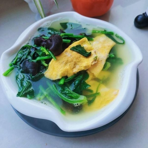 菠菜蛋饺汤怎么做好吃-菠...