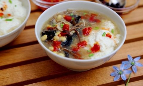 鸡汁豆腐脑的鸡汁怎么做-鸡汁豆腐脑的做法2